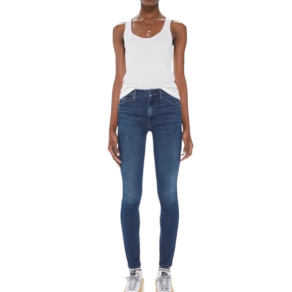 MOTHER Denim The Looker High Waisted Skinny Jeans in Mint Condition Wash 27 - Picture 1 of 16